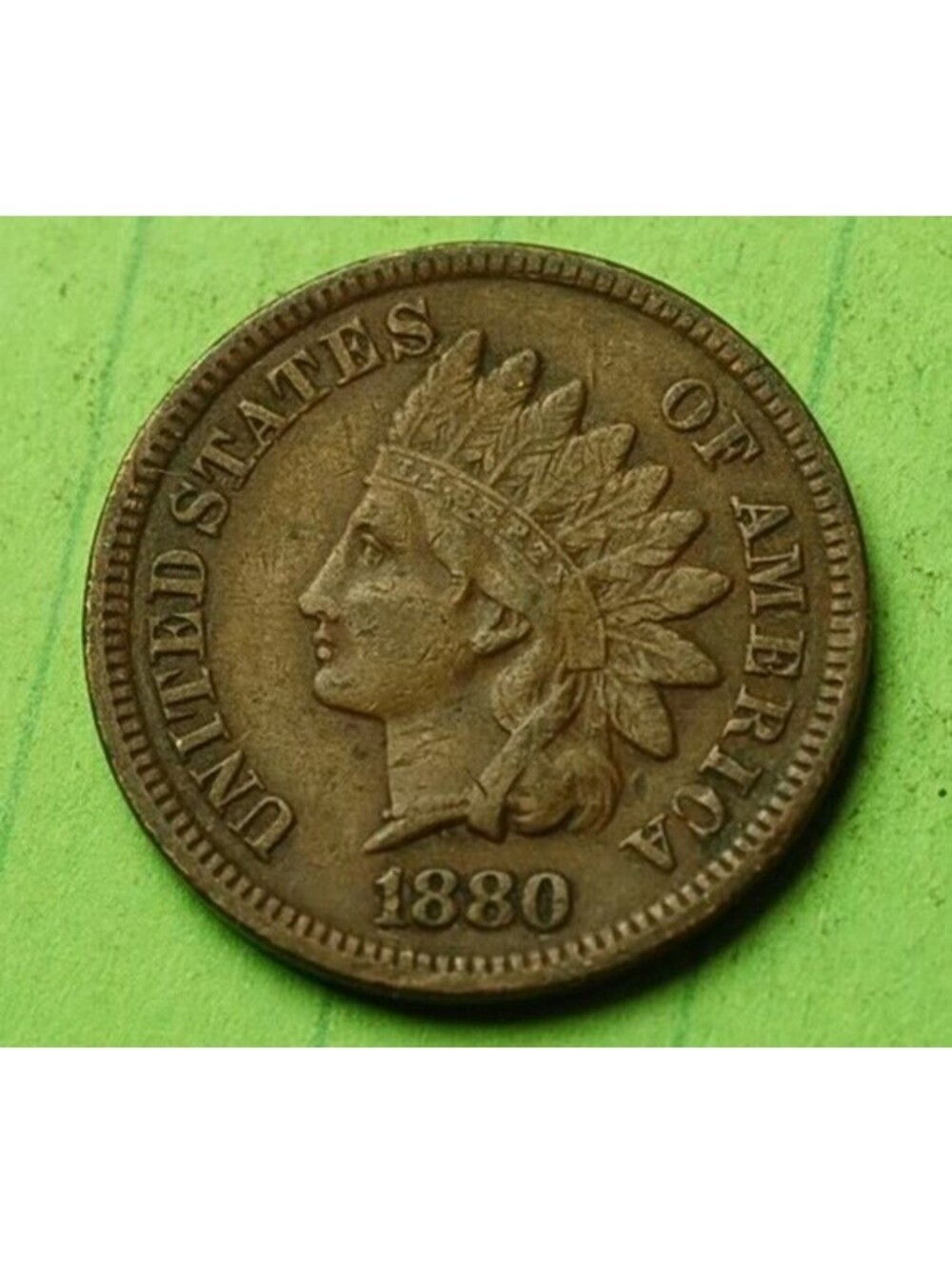 🔥X390 1880 Indian Head Cent Penny 1c Key Date For Your Collection!!🔥LIBERTY!!